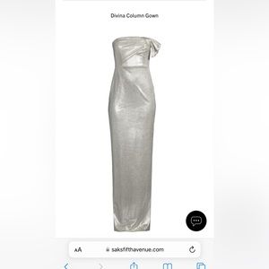 Black halo divina gown size 0, worn once